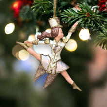 Load image into Gallery viewer, Christmas Nutcracker Ballet Dancer Cream And Gold
