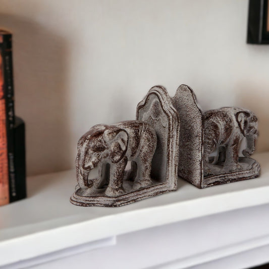 Elephant Bookends