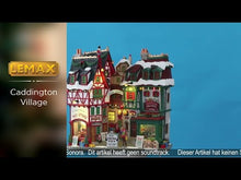Load and play video in Gallery viewer, Lemax Christmas City Facade Christmas Village Decoration
