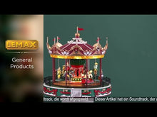 Load and play video in Gallery viewer, Lemax Santa Carousel Decoration
