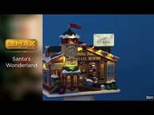 Load and play video in Gallery viewer, Lemax North Pole Mail Room Christmas Village Decoration
