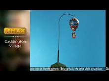 Load and play video in Gallery viewer, Lemax Reindeer Hot Air Balloon Christmas Village Decoration
