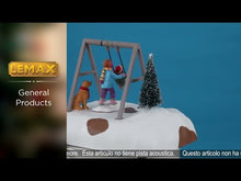 Load and play video in Gallery viewer, Lemax Puppy Gets A Swing Ride Christmas Decoration

