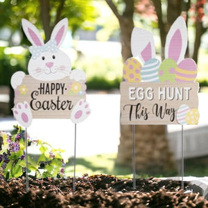Easter Sign Garden Stake