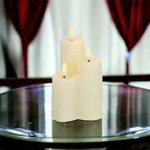 Load image into Gallery viewer, 3 Piece FlickaBrights Melted Edge Wax Candles
