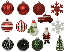 Load image into Gallery viewer, Christmas Mixed Bauble Box -  Red, Green and White
