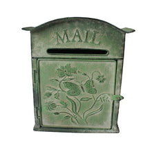 Load image into Gallery viewer, Green Delaney Wall Mounted Letter Box
