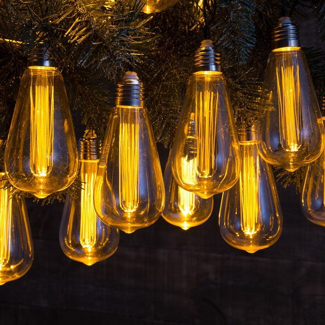 Noma 30 Vintage Valve Edison Style Bulb String Lights