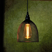 Load image into Gallery viewer, Noma Kate Black Mesh Pendant Light Battery Operated
