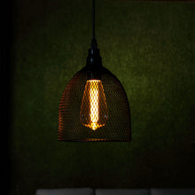 Load image into Gallery viewer, Noma Kate Black Mesh Pendant Light Battery Operated
