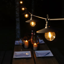 Load image into Gallery viewer, Noma 6 Saucer Edison Festoon Lights Battery Operated
