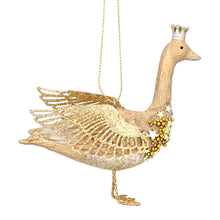 Load image into Gallery viewer, Two-Tone Gold Goose Hanging Decoration
