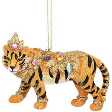 Load image into Gallery viewer, Jewelled Tiger Hanging Decoration
