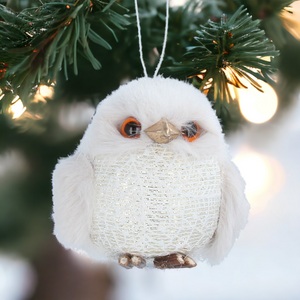 White Owl Hanging Decoration
