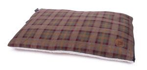 Country Check Large Pillow Mattress Dog Bed