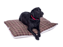 Load image into Gallery viewer, Country Check Large Pillow Mattress Dog Bed
