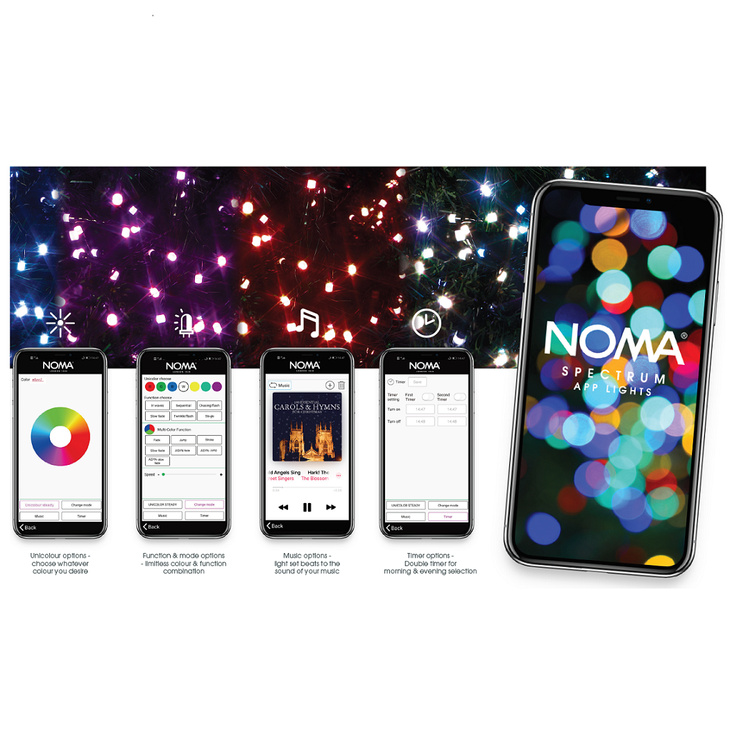 Noma 480 Spectrum App Controlled LED Lights