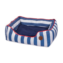 Load image into Gallery viewer, Nautical Square Dog Bed
