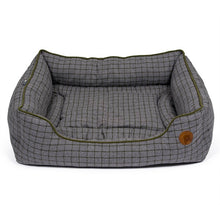 Load image into Gallery viewer, Moss Green Square Dog Bed
