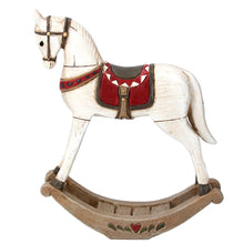 Load image into Gallery viewer, Gisela Graham Christmas Vintage Style Rocking Horse Ornament
