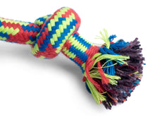 Load image into Gallery viewer, Woven Quad Rope Ball Dog Toy
