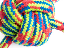 Load image into Gallery viewer, Woven Quad Rope Ball Dog Toy
