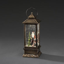Load image into Gallery viewer, Konstsmide Santa and Christmas Tree 27cm Water Lantern
