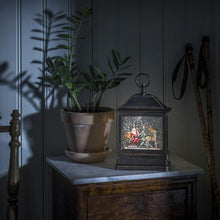 Load image into Gallery viewer, Konstsmide Santa and Sleigh 25cm Water Lantern
