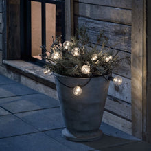 Load image into Gallery viewer, Konstsmide 20 Clear Round Bulb Warm White LED Festoon Lights
