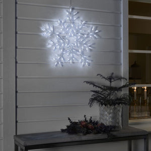 Konstsmide Acrylic Snowflake White LED