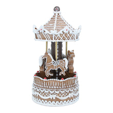Load image into Gallery viewer, Gingerbread Carousel Music Box
