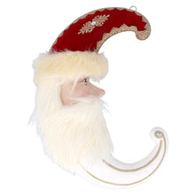 Load image into Gallery viewer, Santa Head Moon Hanging Decoration 50cm
