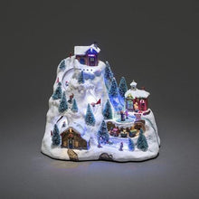 Load image into Gallery viewer, Konstsmide 27cm Christmas Ski Mountain Lit Village
