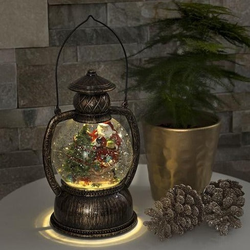 Konstsmide Santa and Christmas Tree Water Lantern