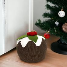 Load image into Gallery viewer, Christmas Pudding Door Stop

