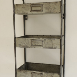 Industrial Style Galvanized Wall Unit