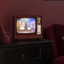 Load image into Gallery viewer, Christmas Market Scene Musical TV Water Lantern
