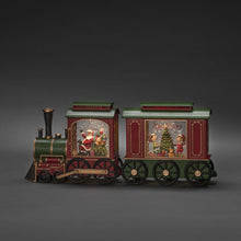 Load image into Gallery viewer, Christmas Train Carriage Water Spinner Lantern
