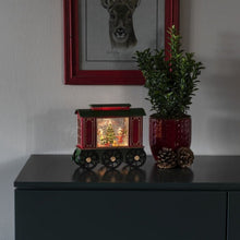Load image into Gallery viewer, Christmas Train Carriage Water Spinner Lantern

