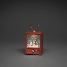 Load image into Gallery viewer, Konstsmide Christmas TV with Snowmen Water Lantern
