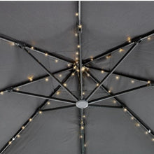 Load image into Gallery viewer, Solar Twinkle Effect Parasol String Lights
