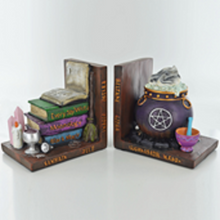Load image into Gallery viewer, Witches Cauldron Bookends
