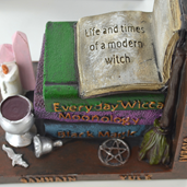 Load image into Gallery viewer, Witches Cauldron Bookends
