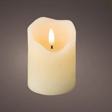 Load image into Gallery viewer, Cream Wax LED Candle 9cm
