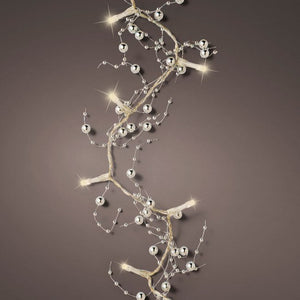 Christmas Bead Garland with Warm White LED