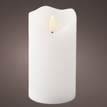 Load image into Gallery viewer, White Wave Top LED Wax Candle 13cm
