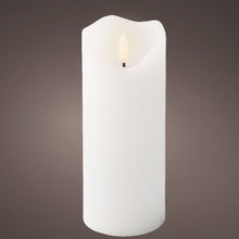 Load image into Gallery viewer, White Wave Top LED Wax Candle 17cm
