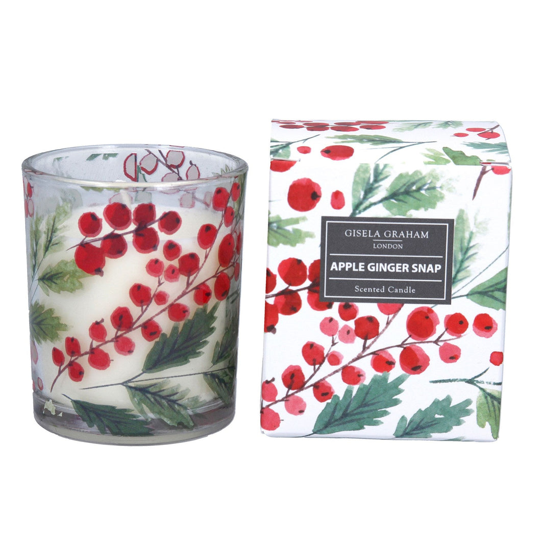 Red Berry Design Scented Candle