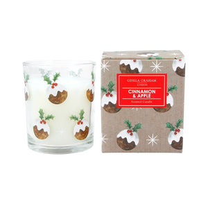 Christmas Pudding Design Scented Candle