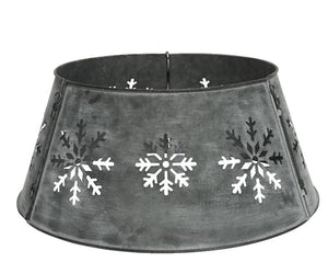 Metal Snowflake Cut Out Tree Skirt 71cm